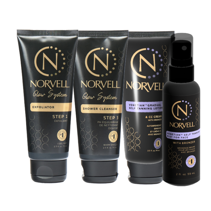 Norvell Venetian Glow Self-Tanning Maintenance Kit - 4pc