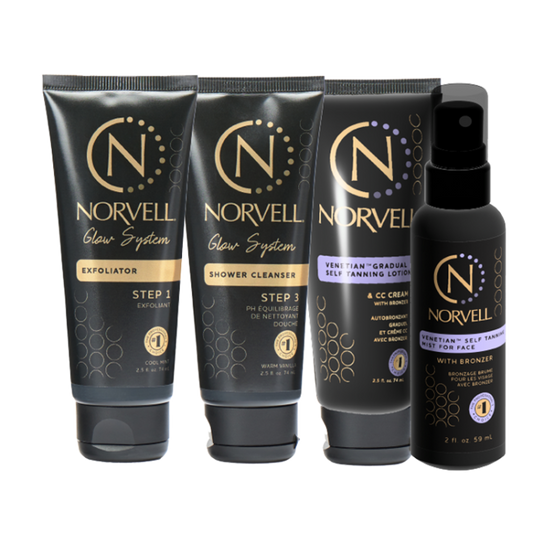 Norvell Venetian Glow Self-Tanning Maintenance Kit - 4pc