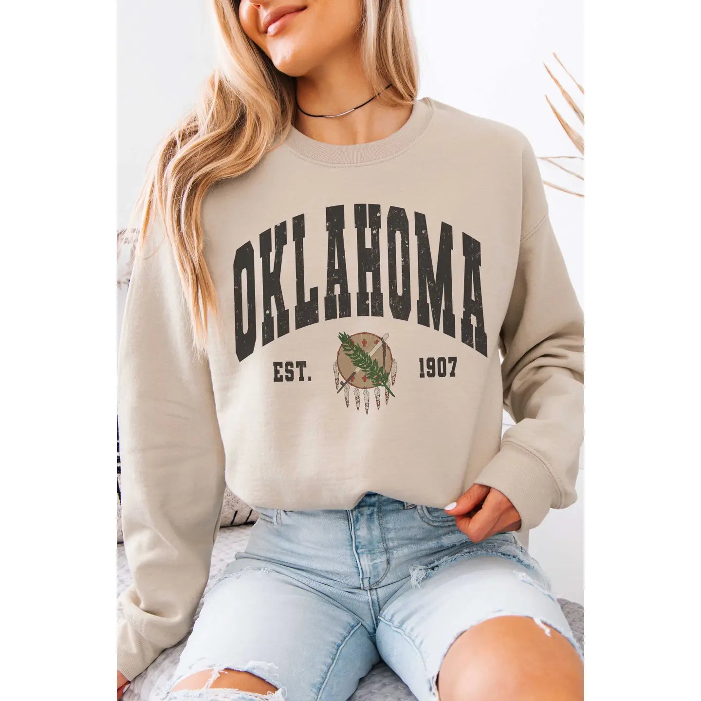 Oklahoma Osage Shield Graphic Sweatshirt