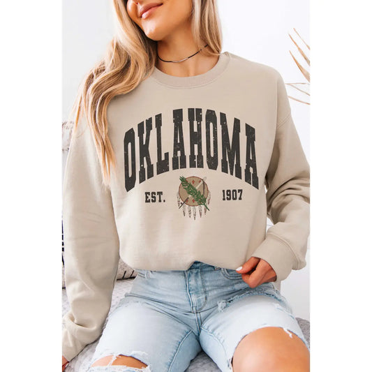 Oklahoma Osage Shield Graphic Sweatshirt