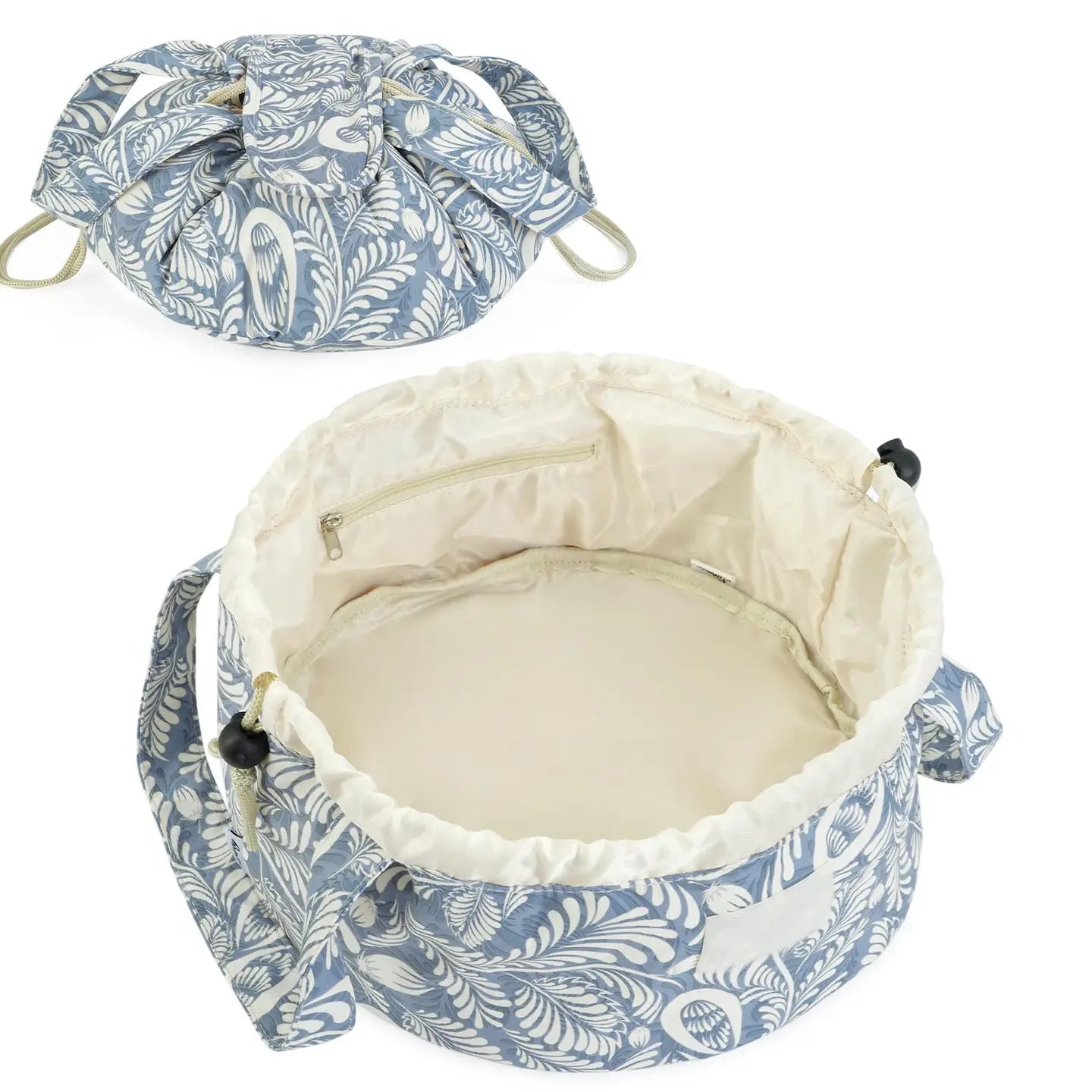 Barrel Drawstring Makeup Bag Large Cosmetic Toiletry Bags
