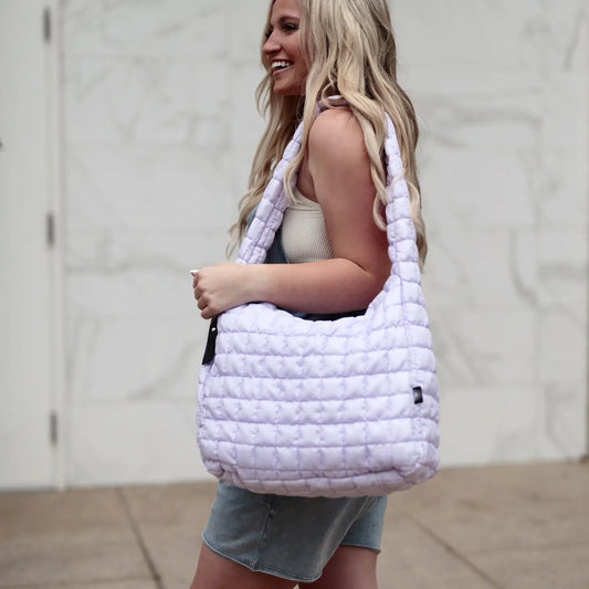 On Cloud Nine Tote- Lilac