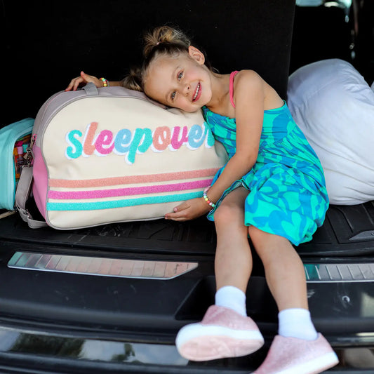 Duffle Bag - Sleepover (Cream Stripe)