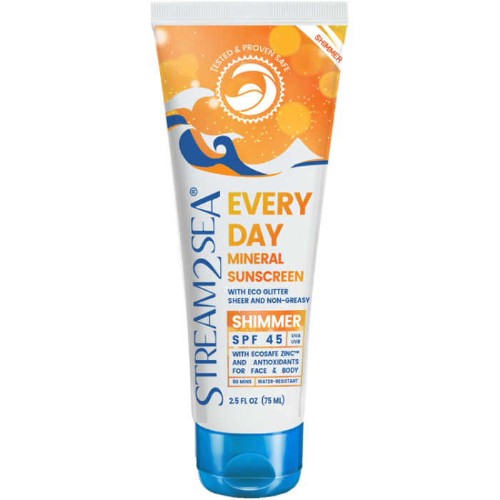 Stream2Sea Shimmer Mineral Sunscreen SPF 45