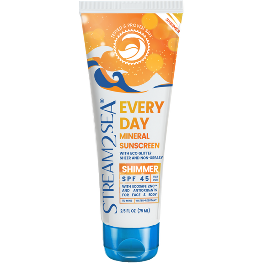 Stream2Sea Shimmer Mineral Sunscreen SPF 45