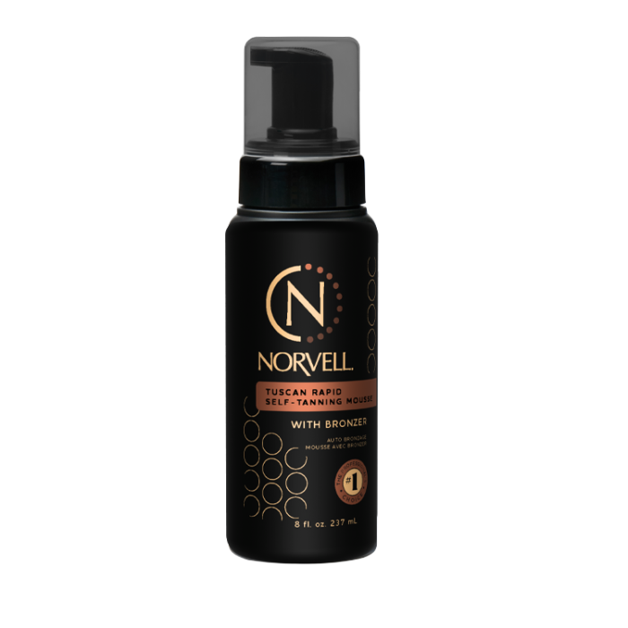 Norvell Tuscan Rapid Self-Tanning Mousse - Natural Rose Bronze 4 oz.